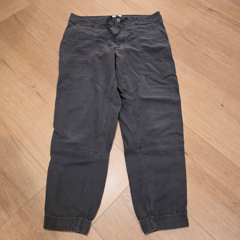 REI Cooperative Mens Canvas Jogger Pants Charcoal Grey Fits 36x30 23055-F21